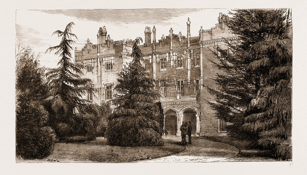 Detail of Hughenden Manor, The Principal Front by Anonymous