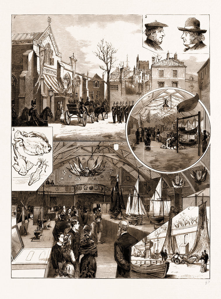 Detail of Opening Of The National Fisheries' Exhibition At Norwich, 1881 by Anonymous