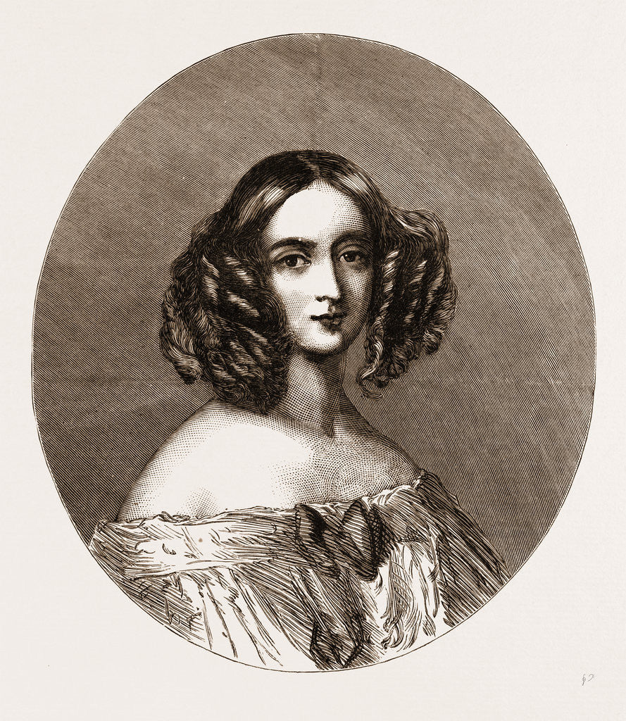 Detail of The Late Viscountess Beaconsfield by Anonymous