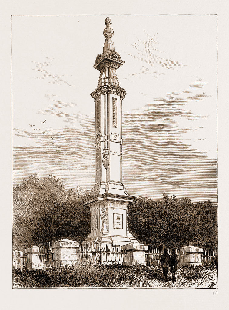 Detail of Monument To Isaac D'israeli by Anonymous