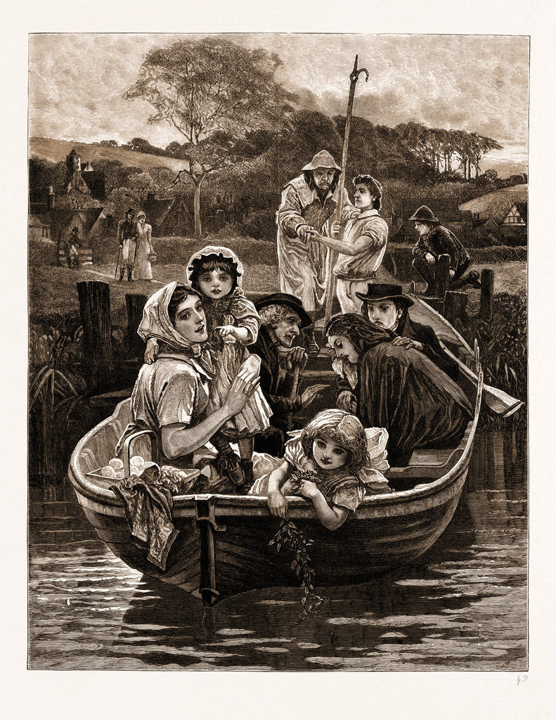 Detail of Weal And Woe, From The Painting By Charles Gregory by Anonymous