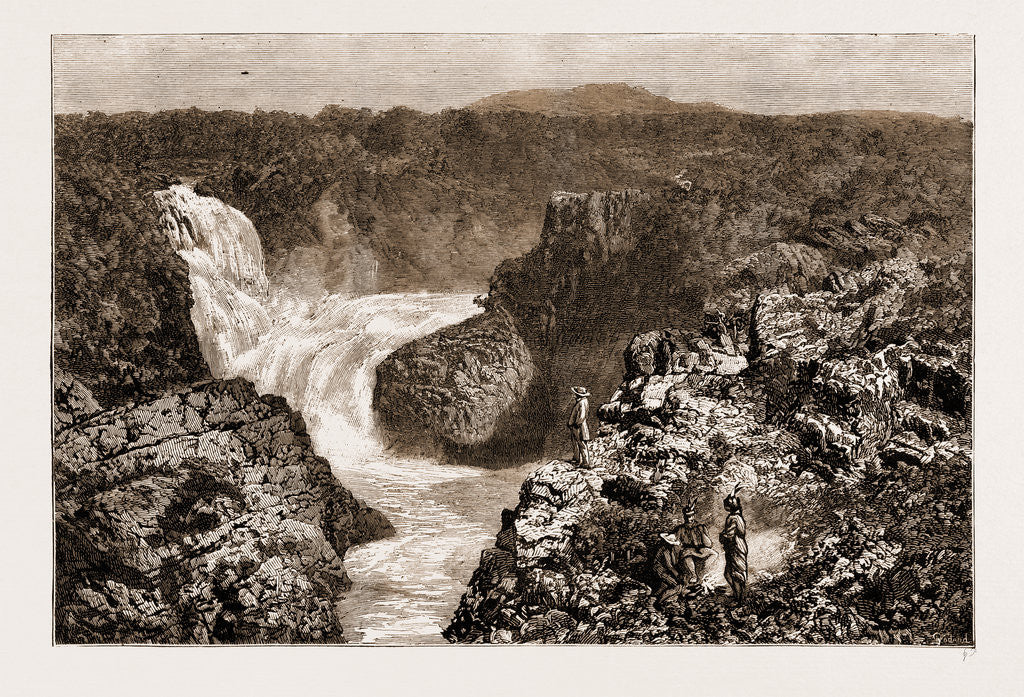 Detail of The Paulo Affonso Falls by Anonymous