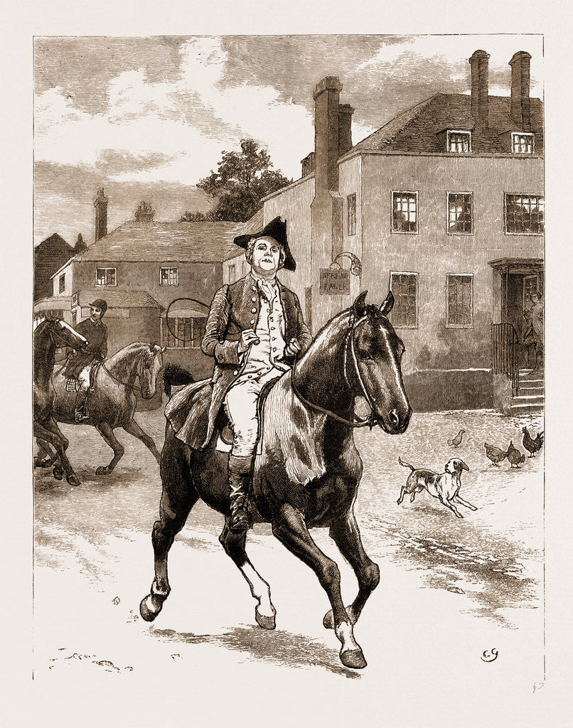 Detail of The Chaplain Of The Fleet, Drawn By Charles Green by Anonymous
