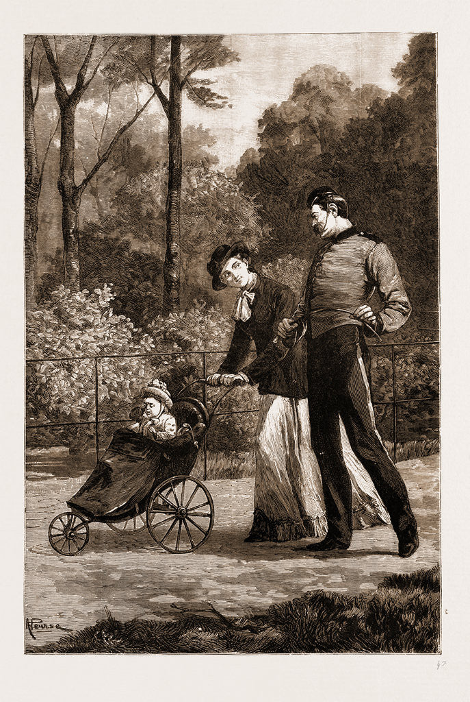 Detail of Escort Duty, 1881 by Anonymous