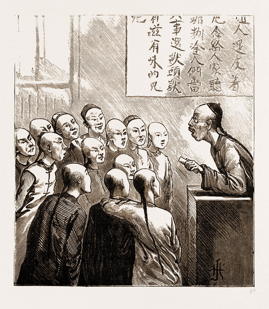 Detail of A Street Storyteller by Anonymous