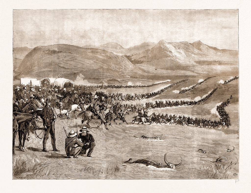 Detail of The Negotiations In The Transvaal, South Africa: Evacuation Of Laing's Nek by Anonymous