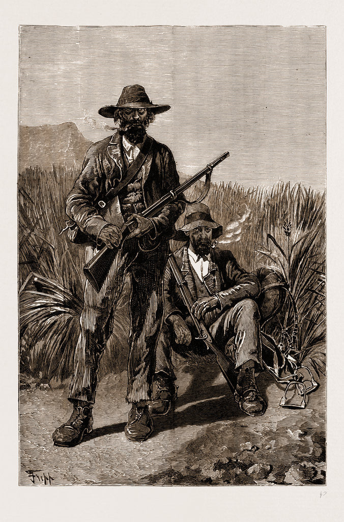 Detail of The Late Rising In The Transvaal, South Africa by Anonymous