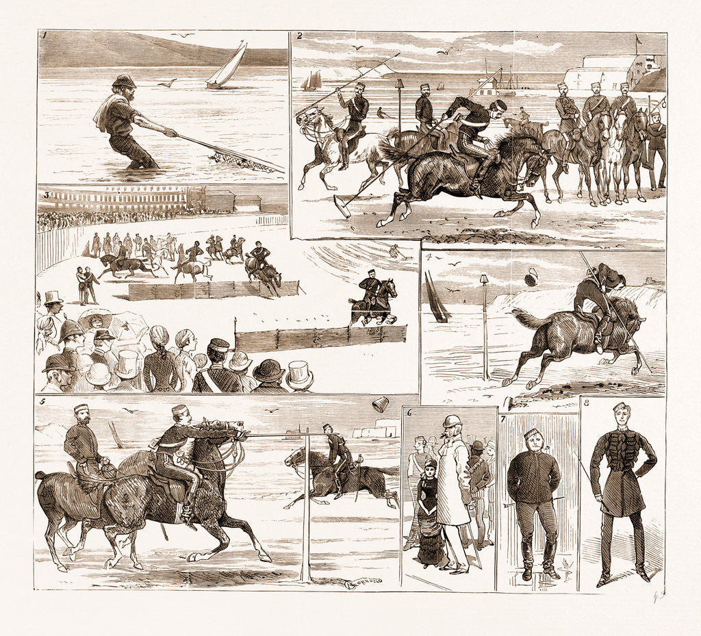 Detail of The Yeomanry Week At Weymouth, UK by Anonymous