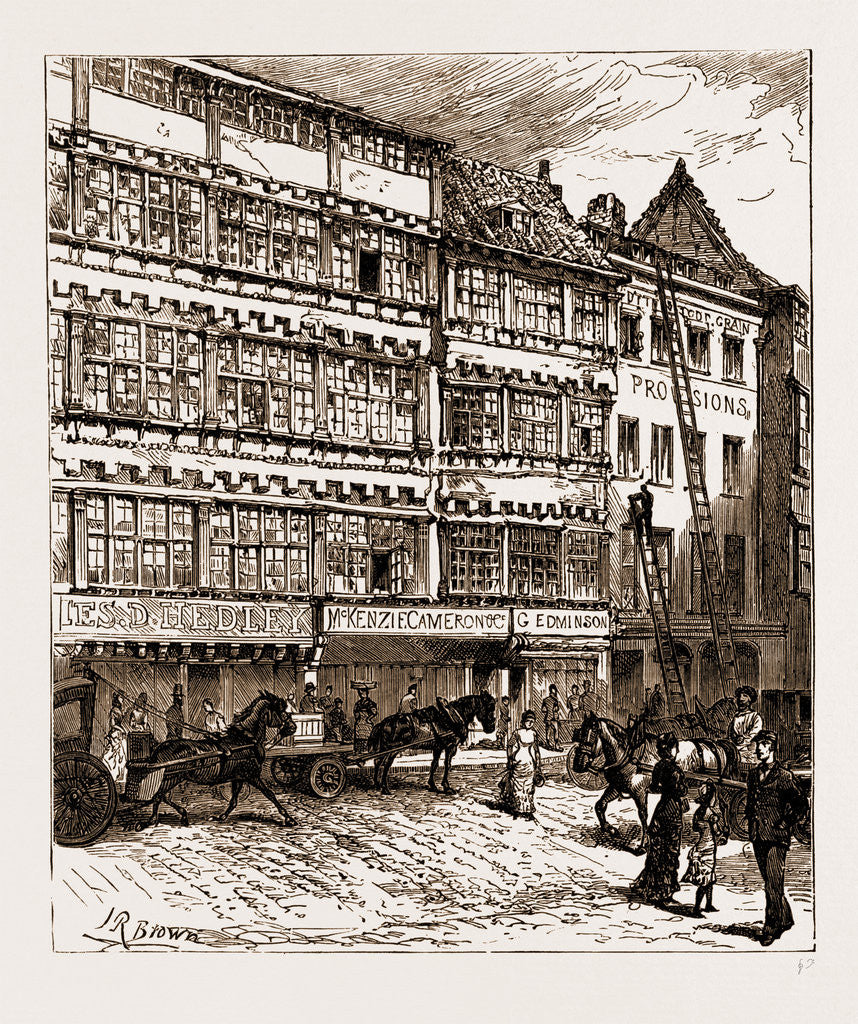 Detail of The House Of Aubone Surtees, Father Of Lady Eldon by Anonymous