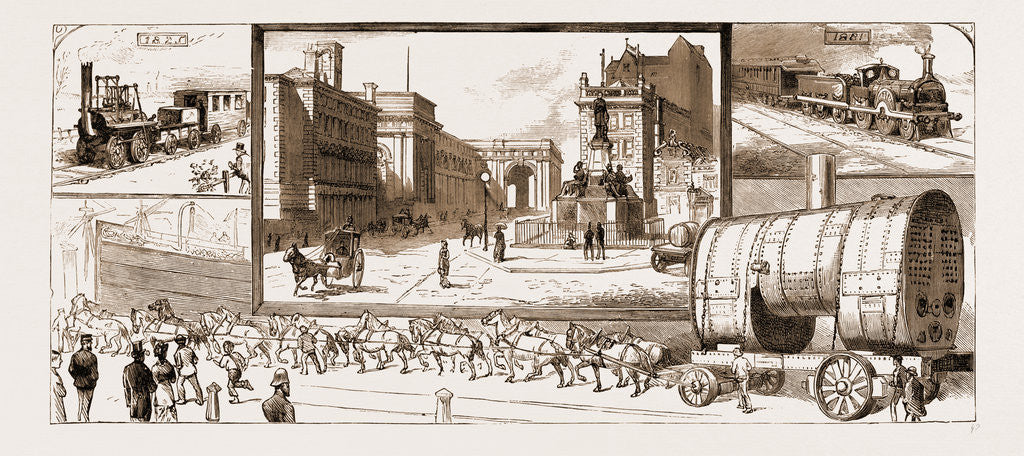 Detail of Newcastle, UK by Anonymous