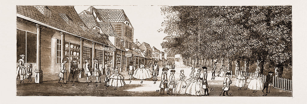 Detail of The Remarkable Characters Who Were At Tunbridge Wells With Samuel Richardson by Anonymous