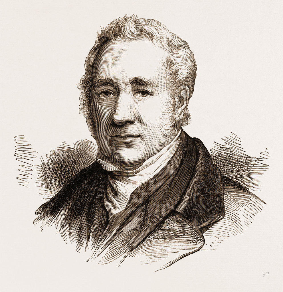 Detail of George Stephenson, After The Painting By John Lucas by Anonymous