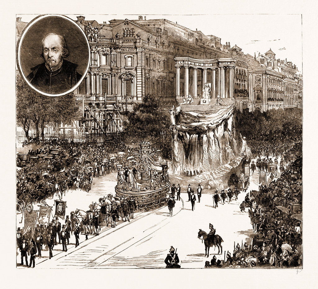 Detail of The Calderon Bicentenary At Madrid, Spain by Anonymous
