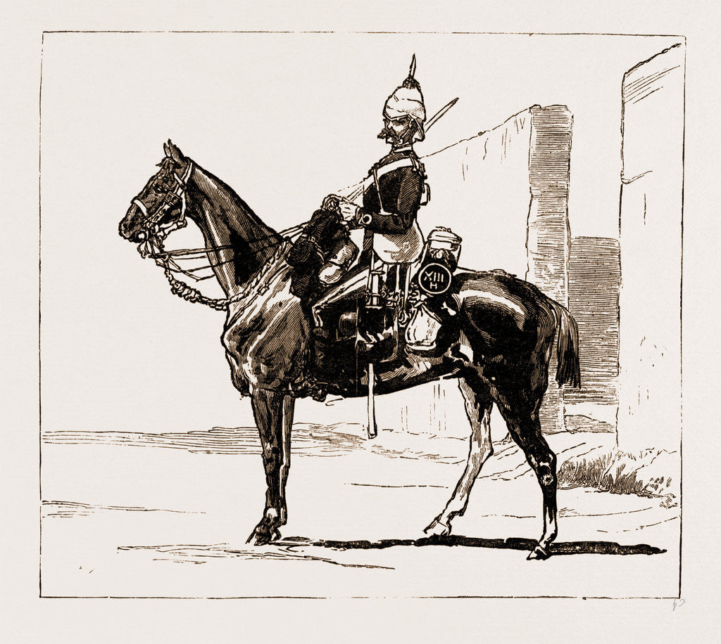 Detail of Before The Evacuation: A British Sentry At Kandahar, Afghanistan by Anonymous