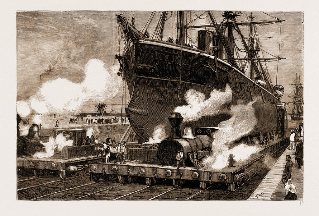 Detail of The Proposed Ship Railway Across The Isthmus Of Panama by Anonymous