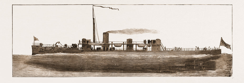 Detail of The New Torpedo-ram polyphemus Afloat, 1881 by Anonymous