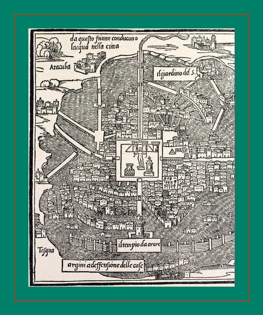 Detail of Bordone Isolario Venezia, 1547 by Anonymous