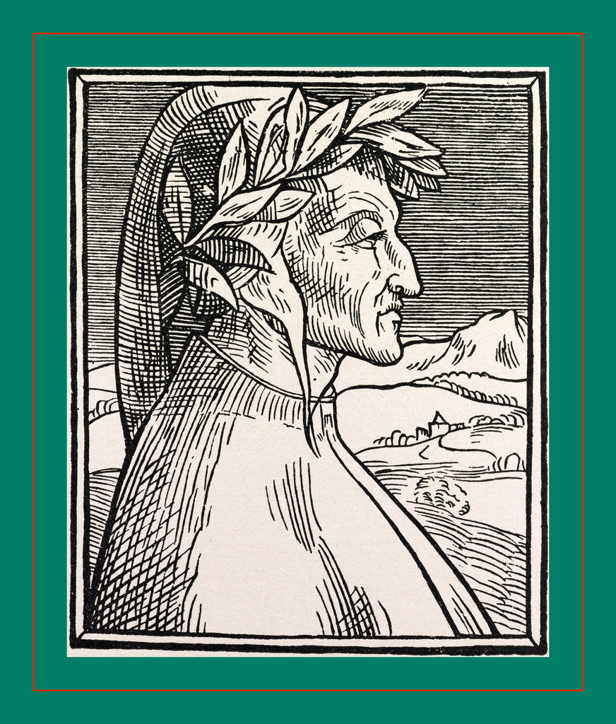 Detail of Dante by Anonymous