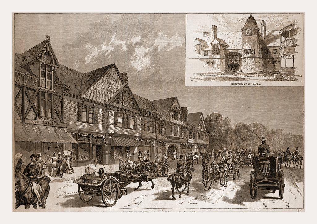 Detail of The Newport Casino by C. Graham