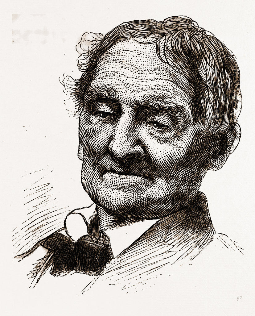 Detail of George Boss, Aged 86, 1880, USA by Anonymous