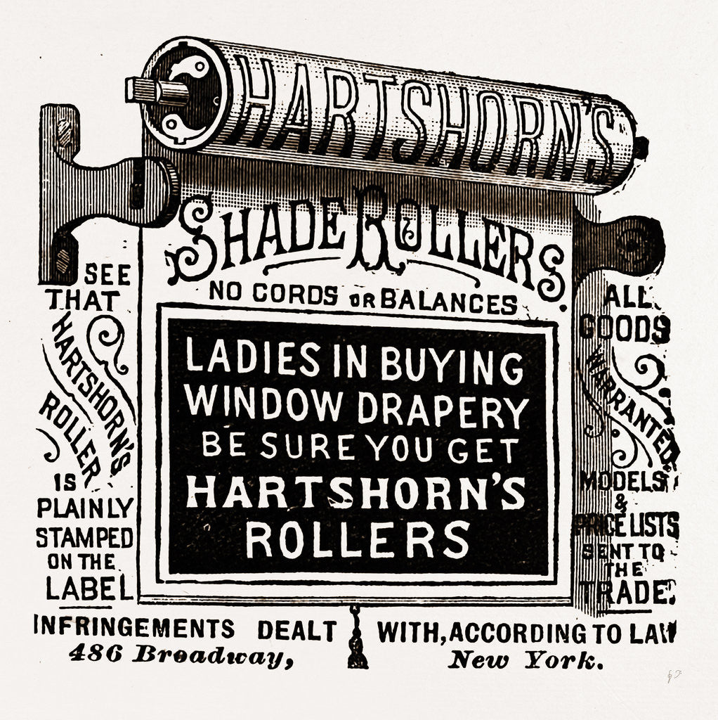 Detail of Hartshorn's Rollers, USA by Anonymous