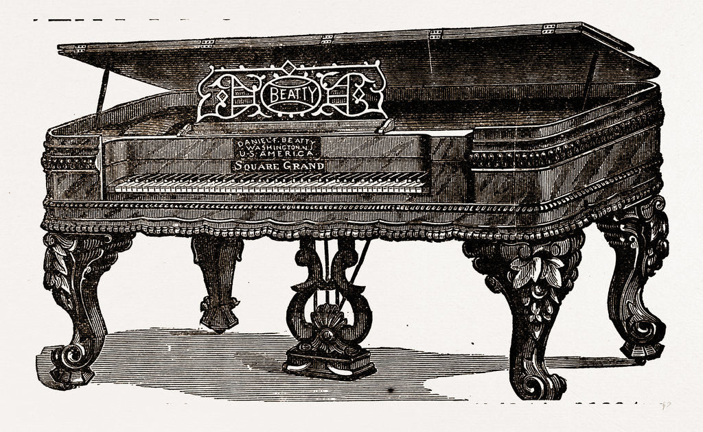 Detail of Beatty's Pianos by Anonymous
