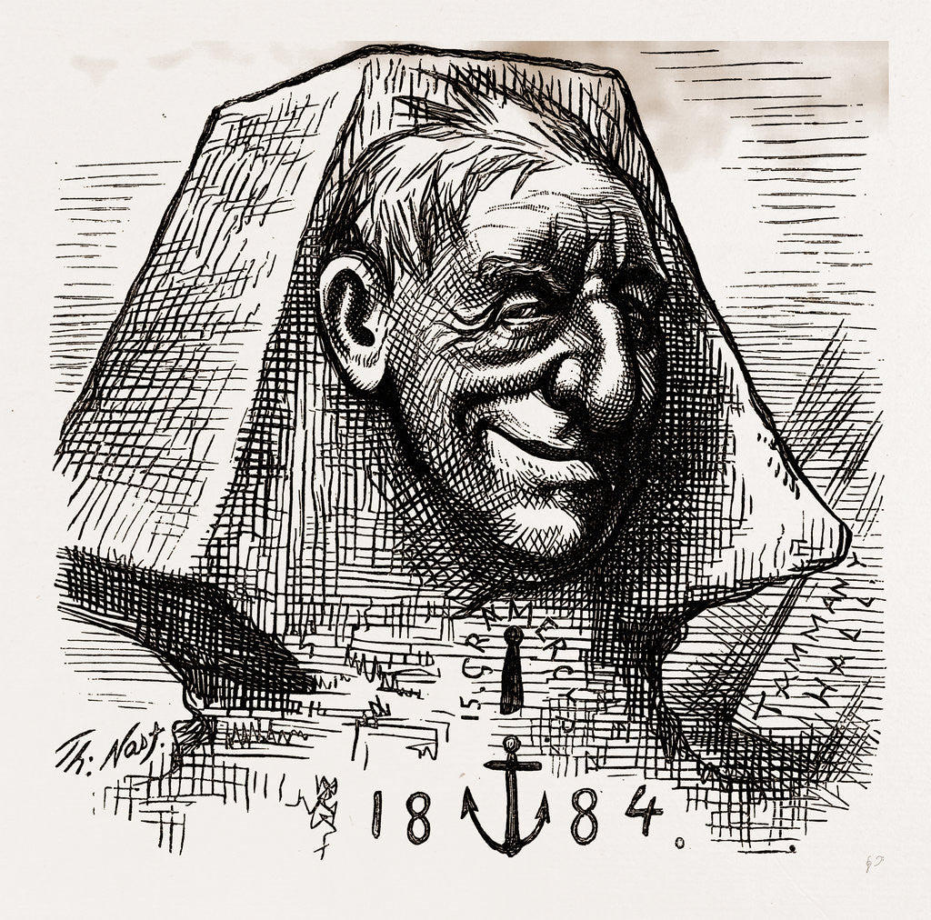 Detail of Well, I Should Smile. But Hancock Is Not Tilden, 1880 by Anonymous