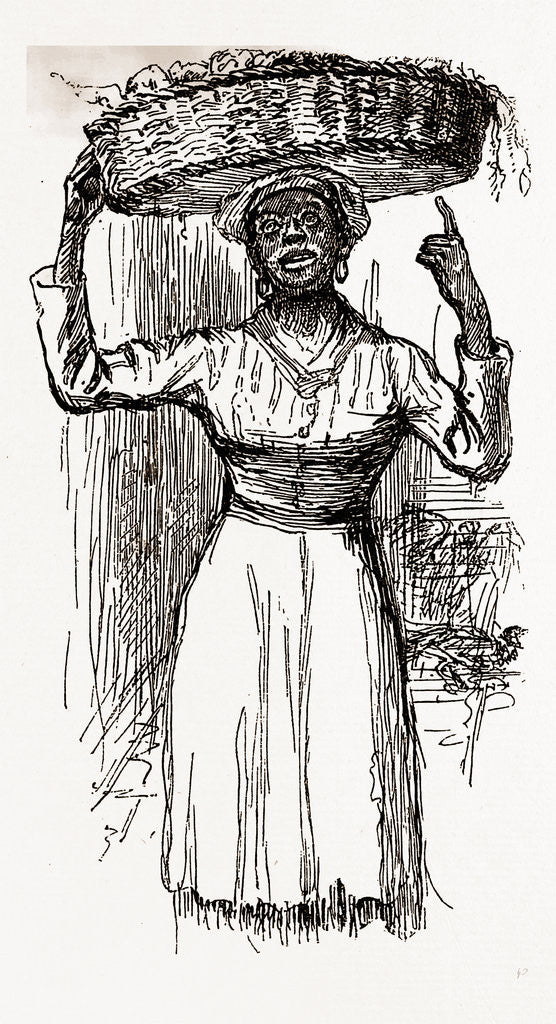 Detail of Charleston, South Carolina, Beans And Potatoes, 1880 by Anonymous