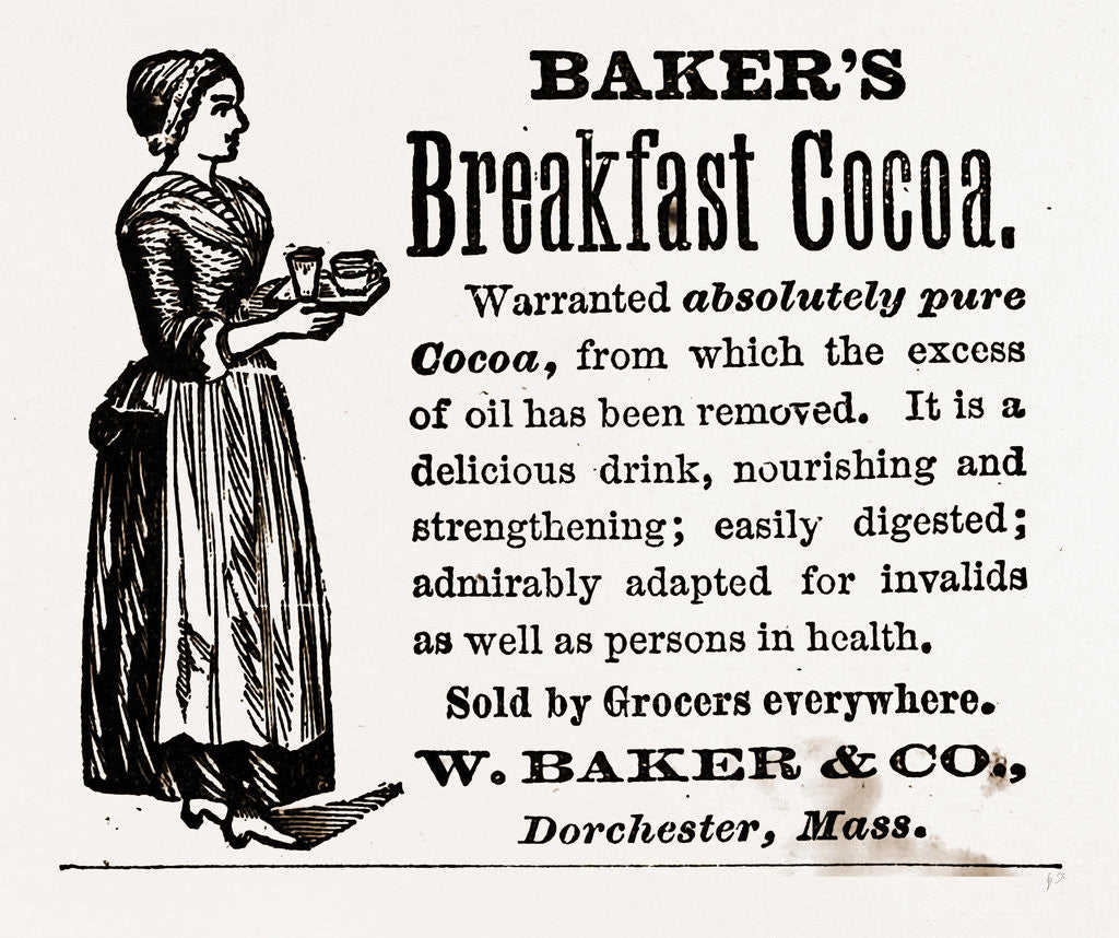 Baker's Breakfast Cocoa, 1880 by Anonymous