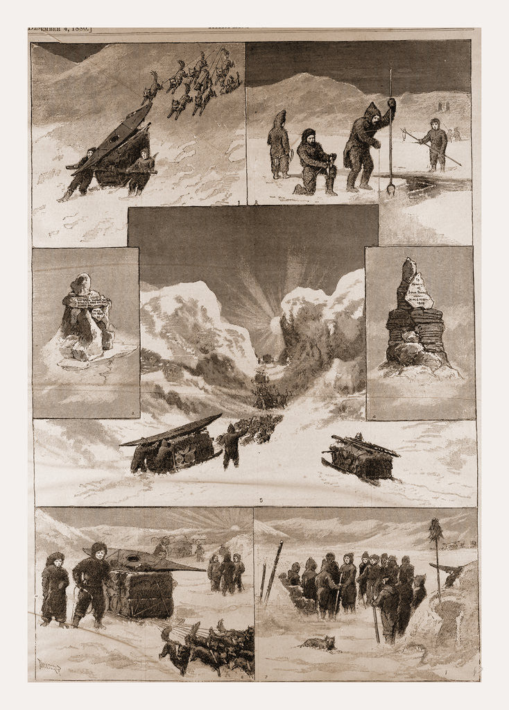 Detail of The Search For Sir John Franklin by Anonymous