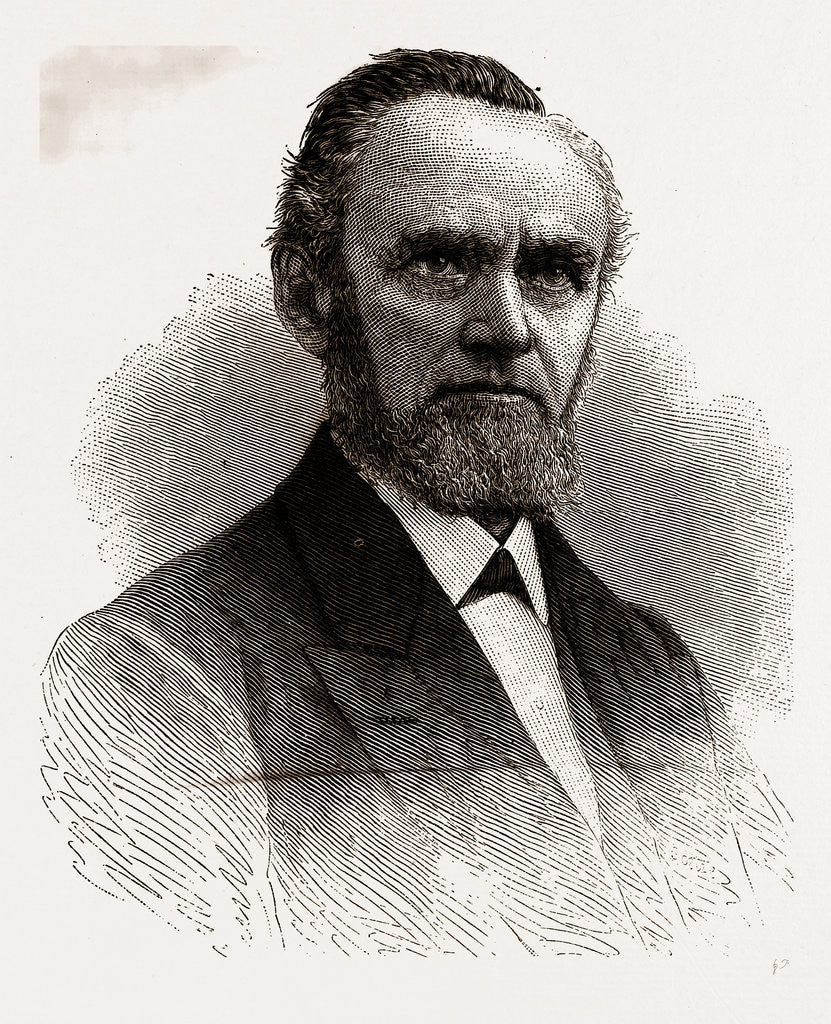 Detail of The Rev. Charles S. Brown, 1880 by Anonymous