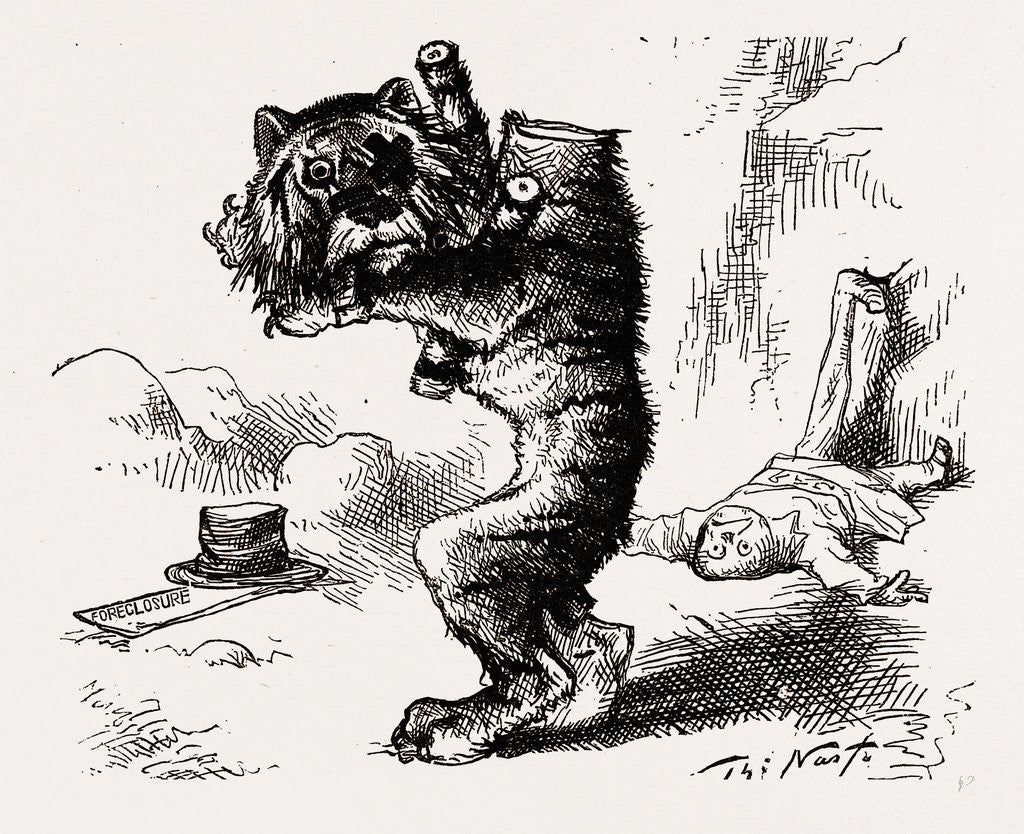 Detail of Advice Is Cheap, 1880 by Anonymous