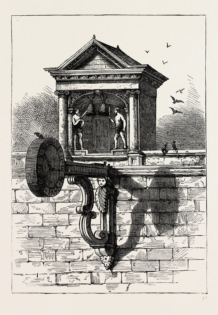 Detail of St. Dunstan's Clock by Anonymous