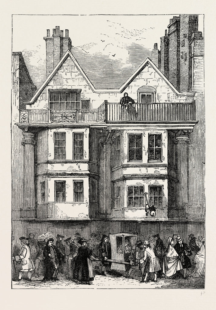 Detail of Old Houses in Fleet Street, Near St. Dunstan's Church by Anonymous
