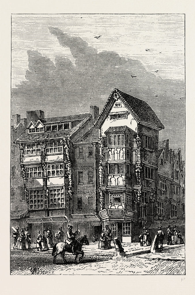 Detail of Izaak Walton's House by Anonymous