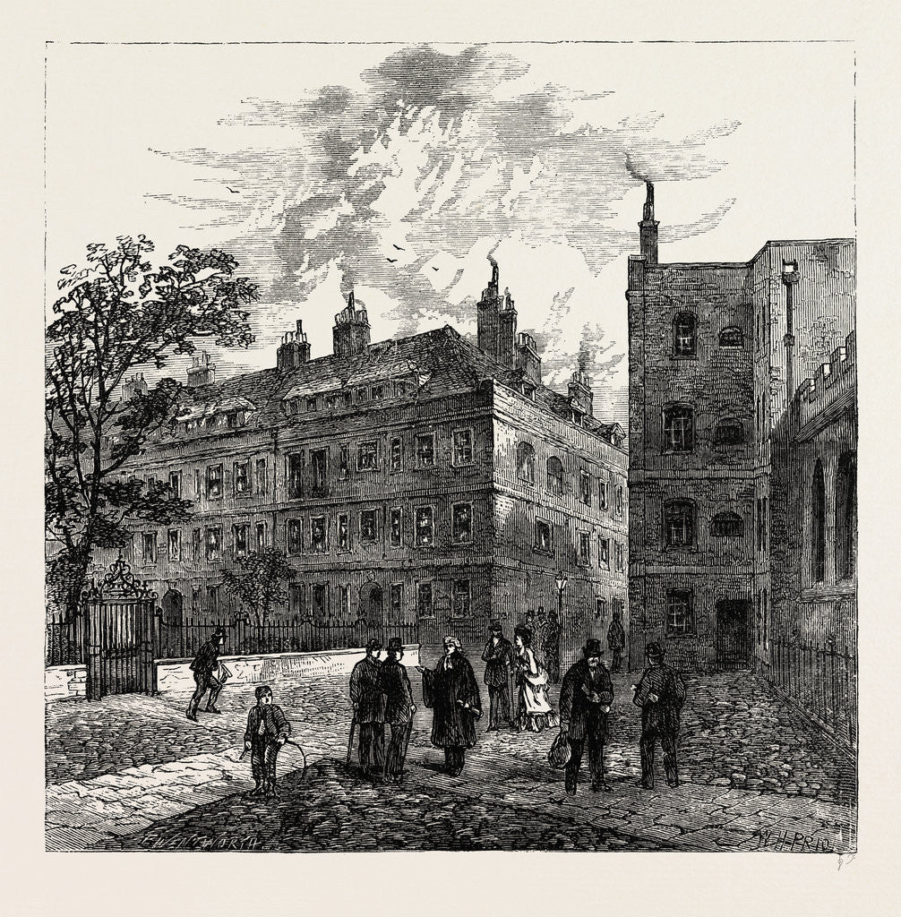 Detail of Clifford's Inn by Anonymous