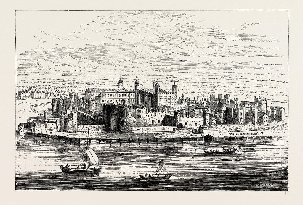 Detail of The Tower of London, View From Around 1700 by Anonymous