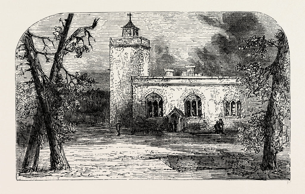 Detail of The Church of St. Peter On Tower Green by Anonymous