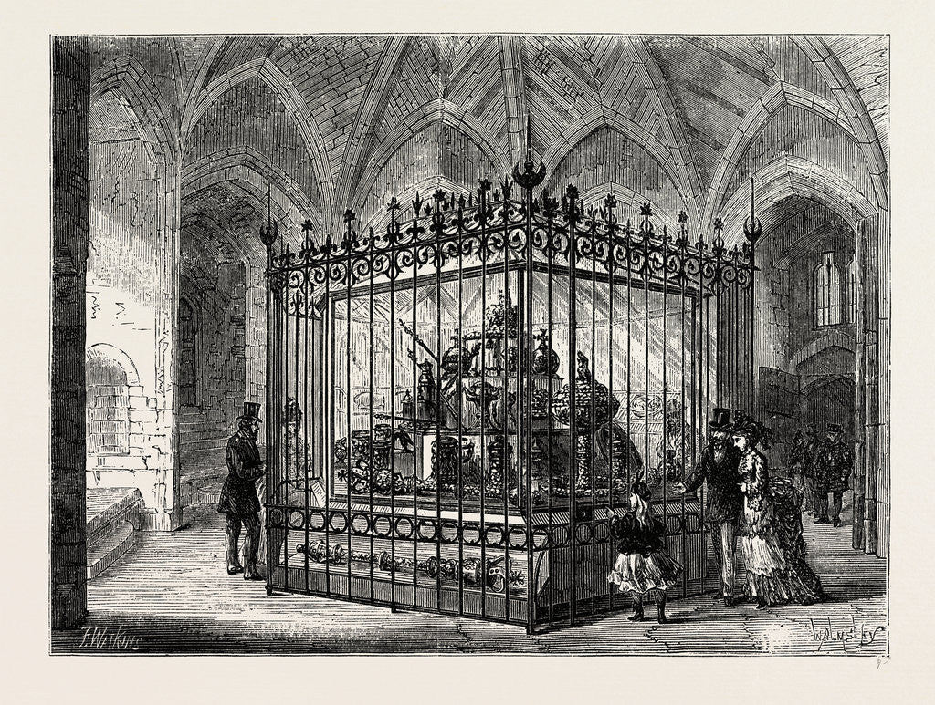 Detail of The Jewel Room At the Tower by Anonymous