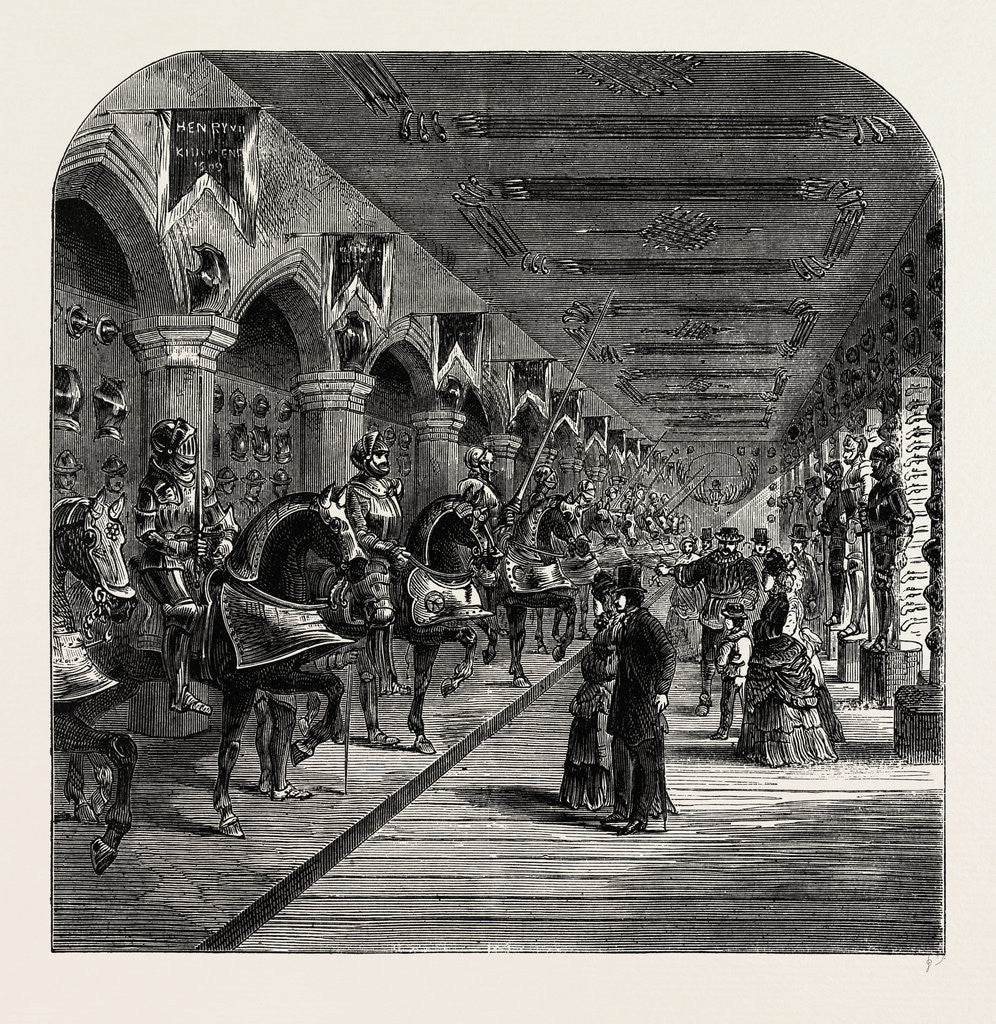 Detail of The Tower Horse Armoury by Anonymous