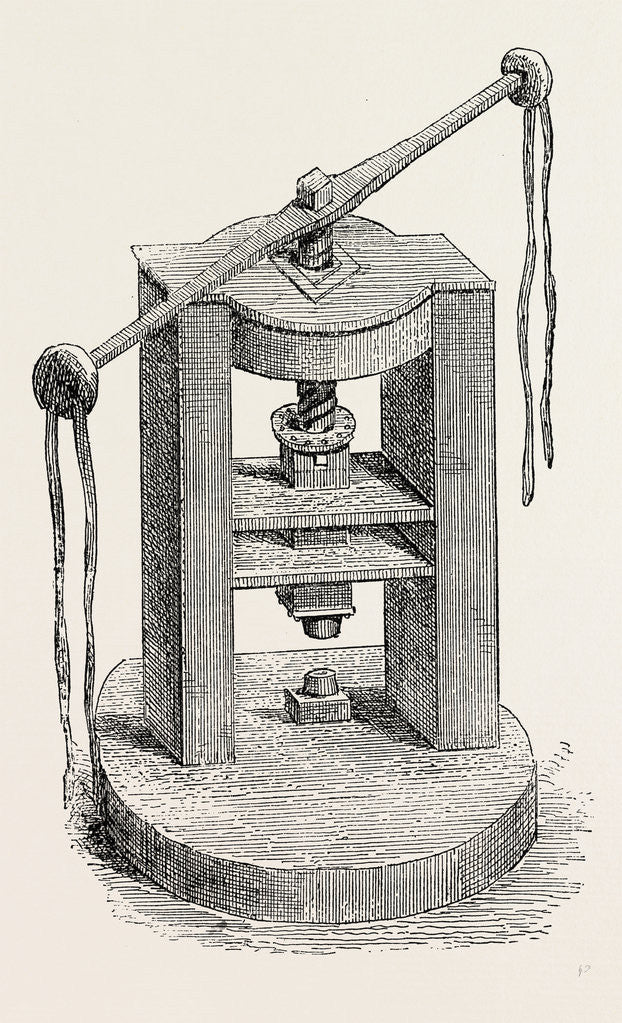 Detail of Press And Dies Formerly Used in the Mint by Anonymous