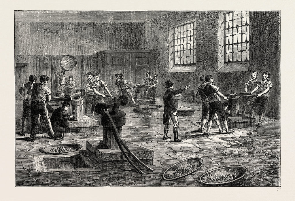 Detail of Interior of the Mint by Anonymous