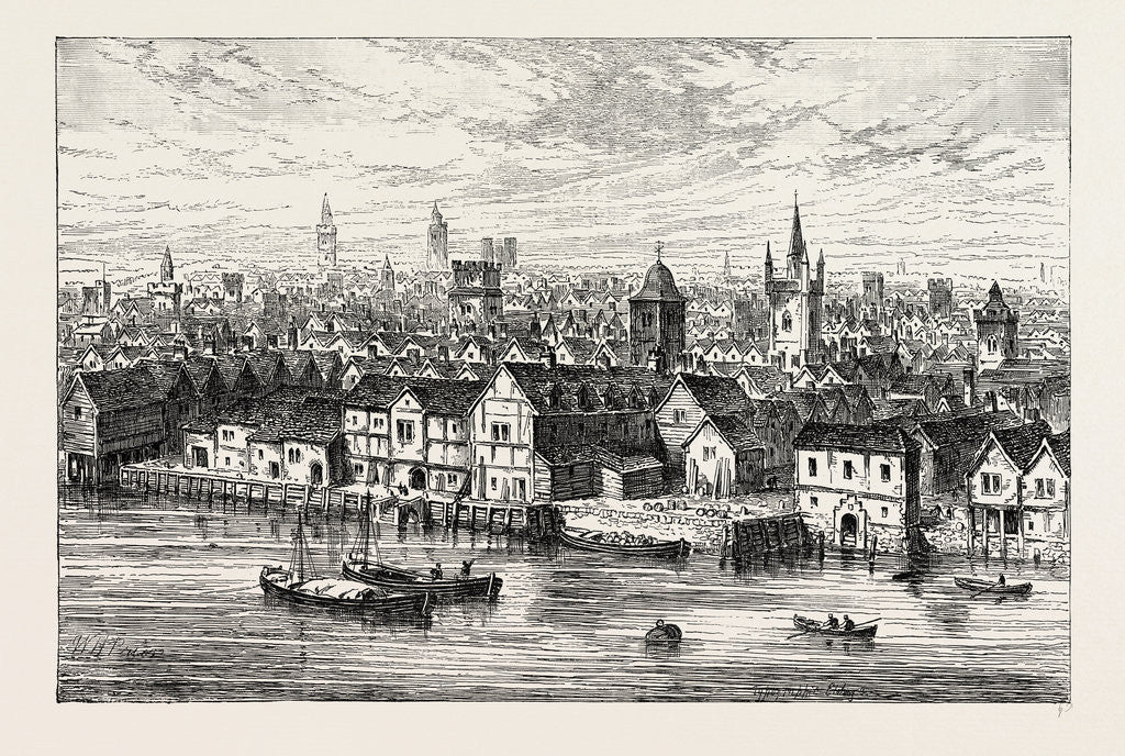 Detail of The Steel Yard And Neighbourhood in 1540 by Anonymous