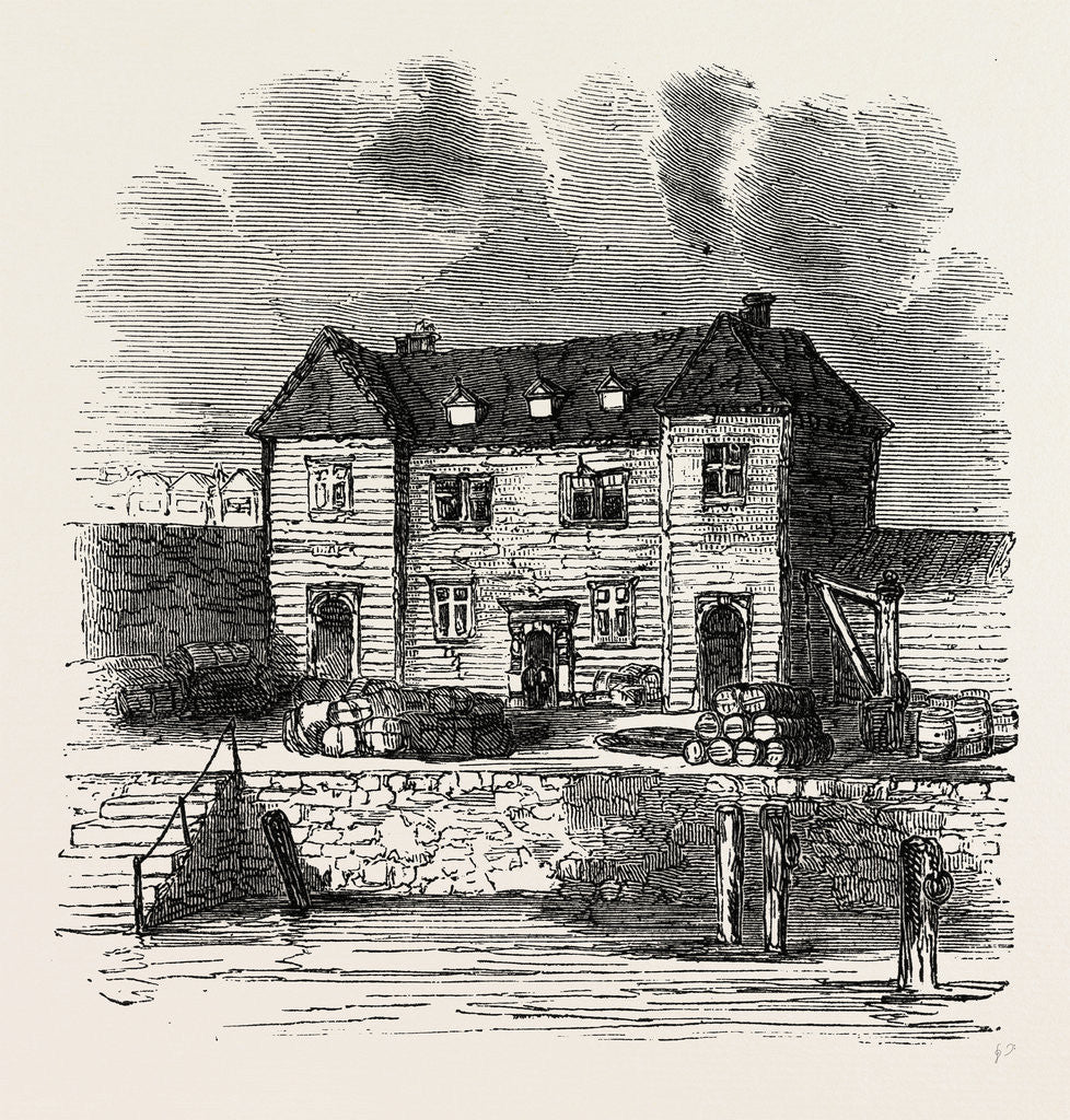 Detail of Custom House in the Time of Elizabeth by Anonymous