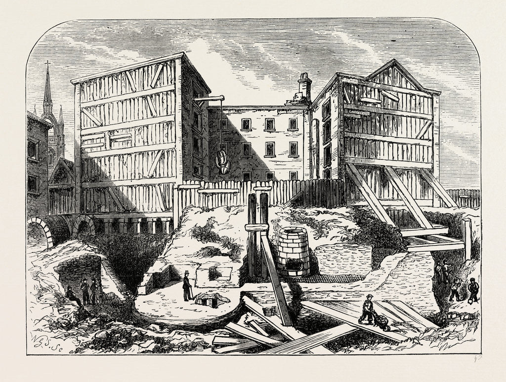 Detail of Roman Remains Found in Billingsgate by Anonymous