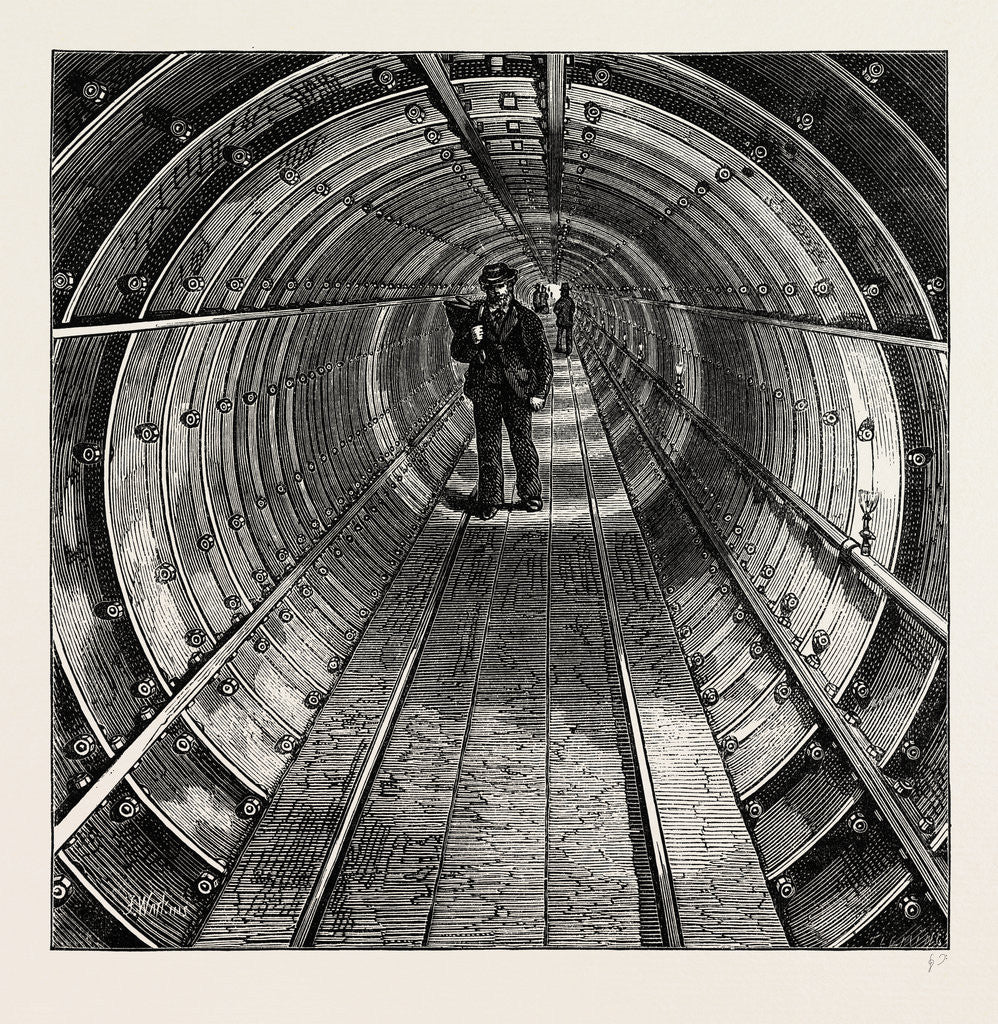 Detail of The Tower Subway by Anonymous