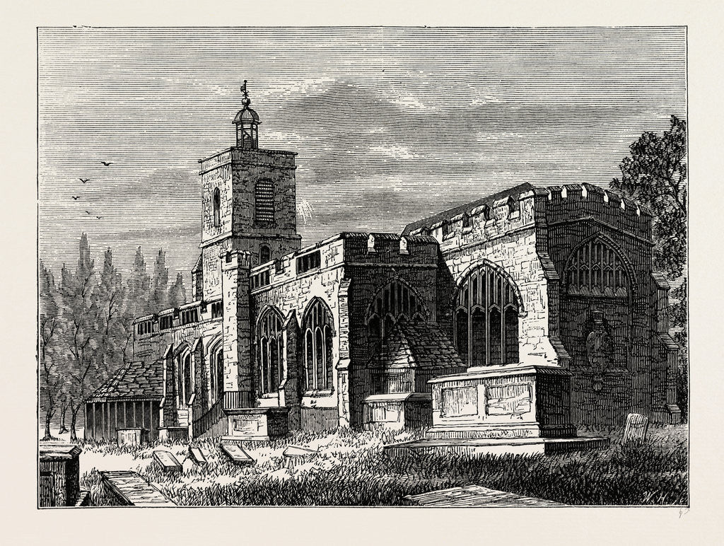 Detail of St. Dunstan's, Stepney by Anonymous