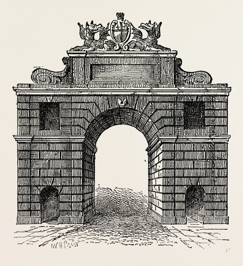 Detail of Bishopsgate by Anonymous