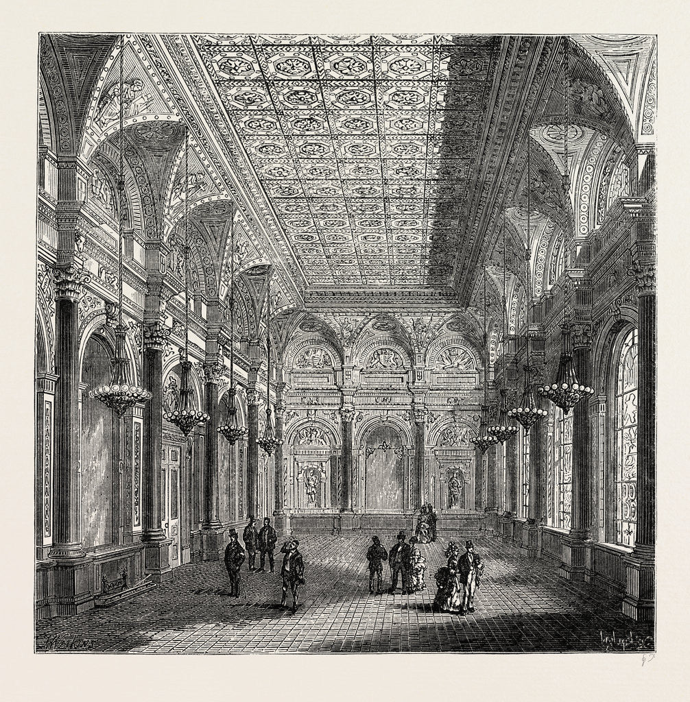 Detail of Interior of Clothworkers' Hall by Anonymous