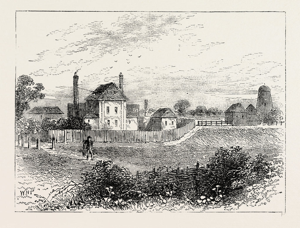 Detail of The New River Head, 1753 by Anonymous